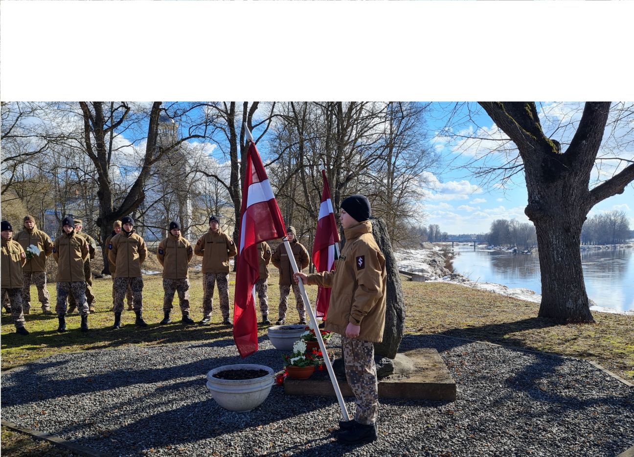 Jēkabpilī atzīmē Nacionālās pretošanās kustības piemiņas dienu