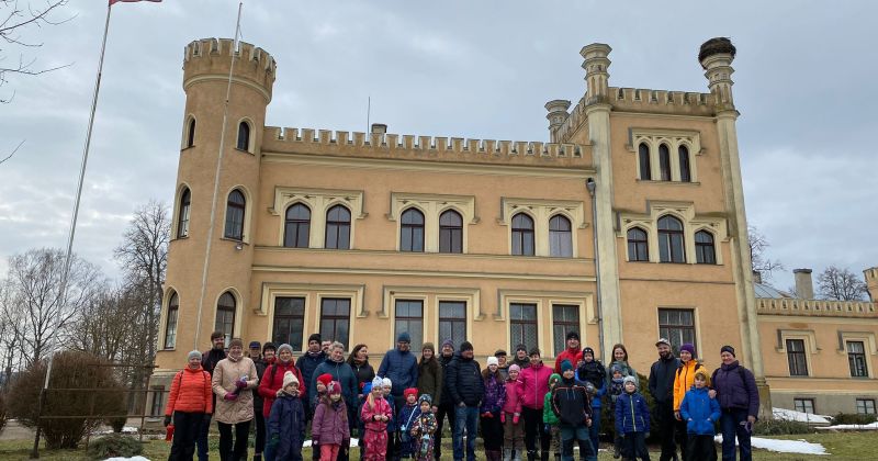 Pārgājienā Gārsenes dabas takās piedalās 50 cilvēki