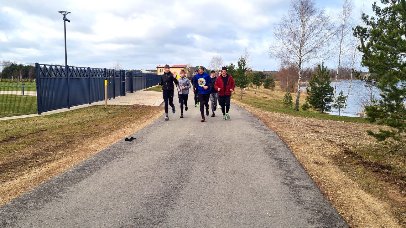 Jēkabpilī norisinās treniņš, gatavojoties ultramaratona sacensībām