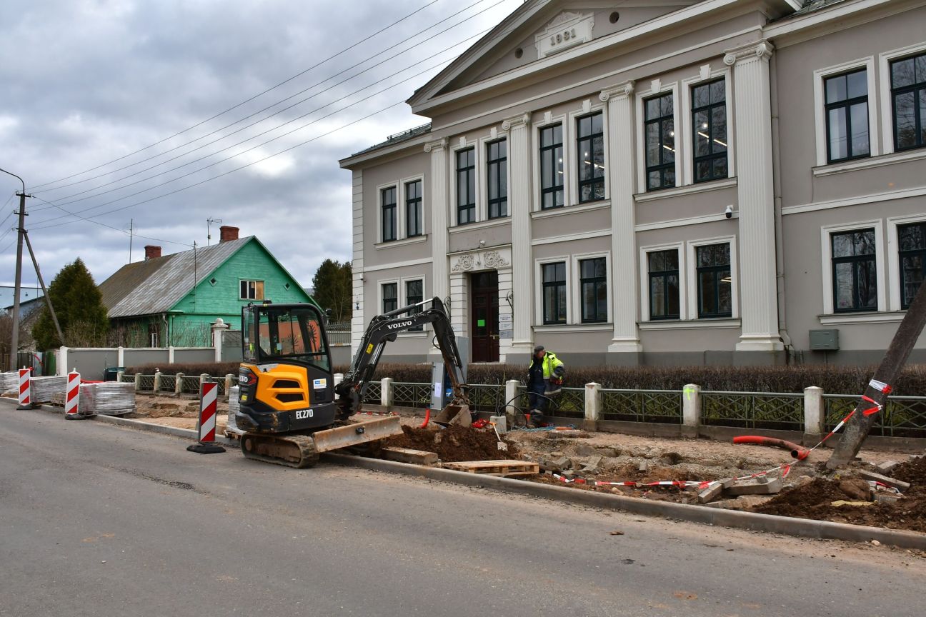 Atsākti darbi Andreja Pormaļa ielā