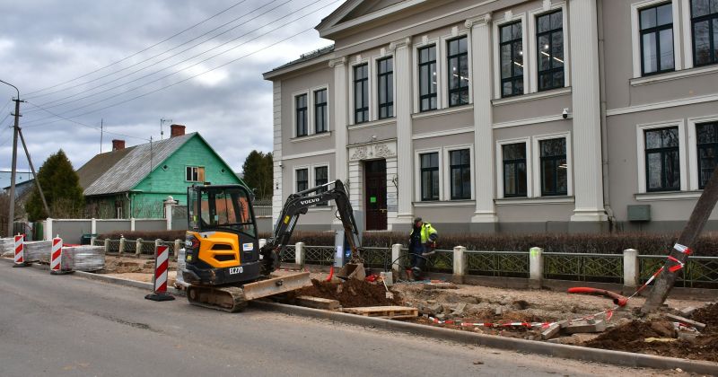 Atsākti darbi Andreja Pormaļa ielā