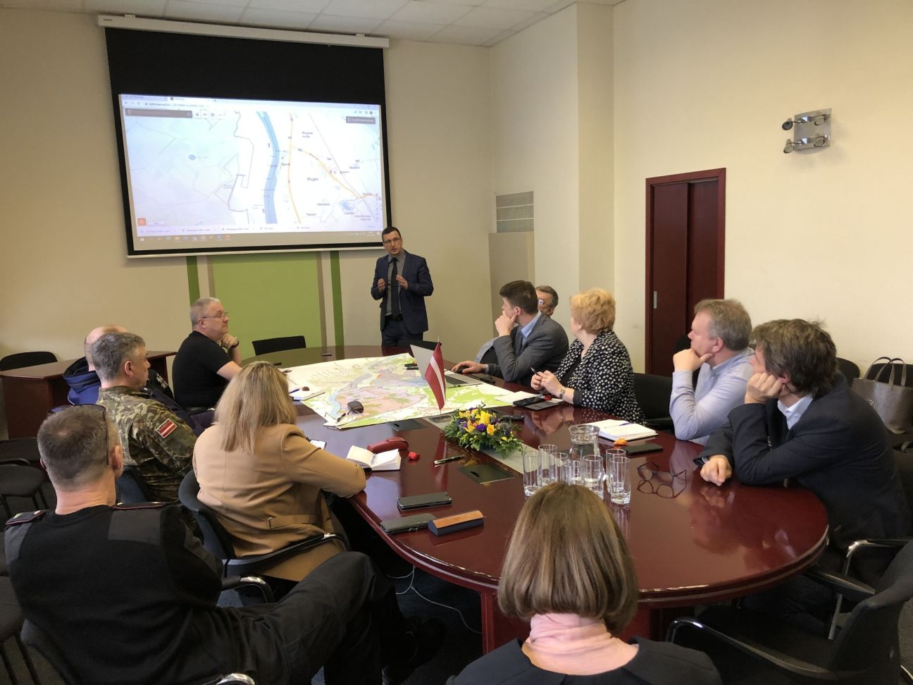 Civilās aizsardzības komisijas sēdē pārrunā aktuālo situāciju Dunavā