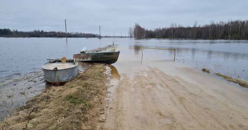 Applūdu&scaron;as piecas saimniecības Dunavas pagastā