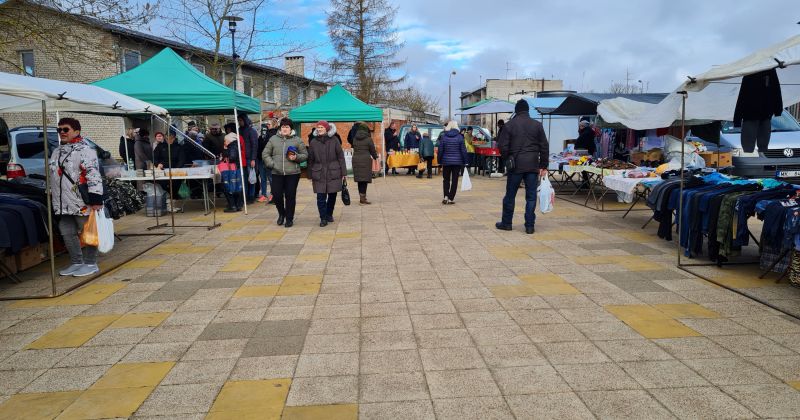 Aknīstē atklāts jauns tirgus laukums