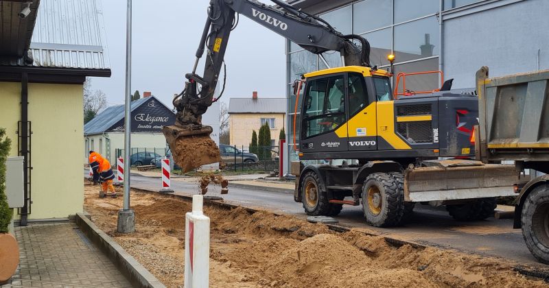 Turpinās Andreja Pormaļa ielas remonts