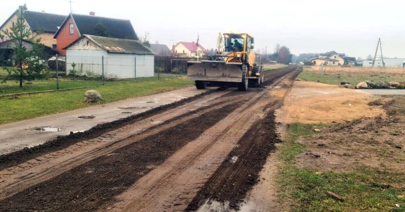 Uzsākta grantēto ielu greiderē&scaron;ana Jēkabpilī