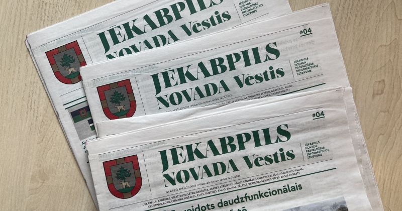 Izdevums &ldquo;Jēkabpils Novada Vēstis&rdquo; tagad tiek piegādāts visā novada teritorijā