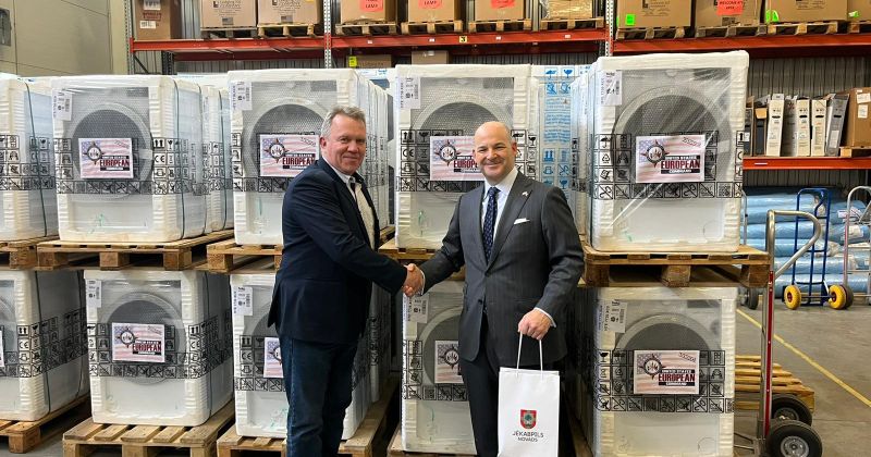 Jēkabpils novads saņēmis ASV vēstniecības ziedojumu Ukrainas bēgļu vajadzībām