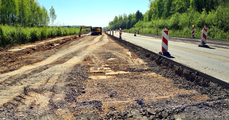 Uz Pļaviņu apvedceļa notiek būvdarbi, autovadītājiem jārēķinās ar neērtībām