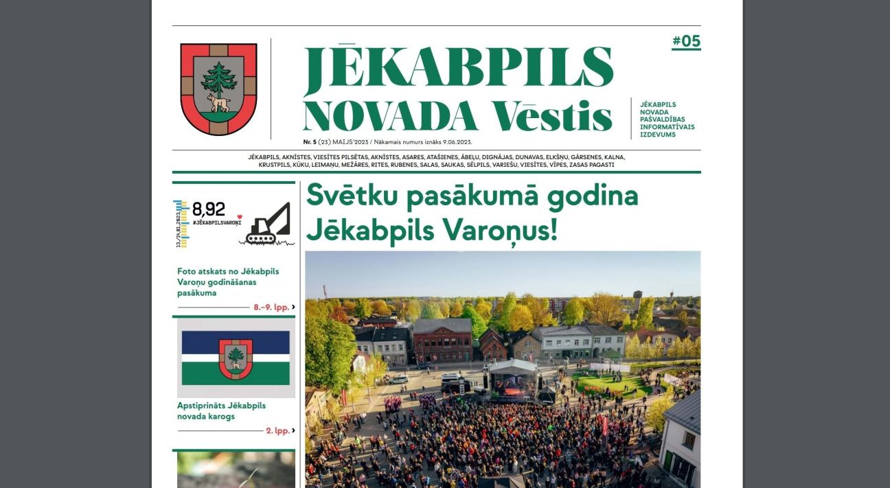 No jūlija pašvaldību izdevumiem būs vienotas noformējuma prasības