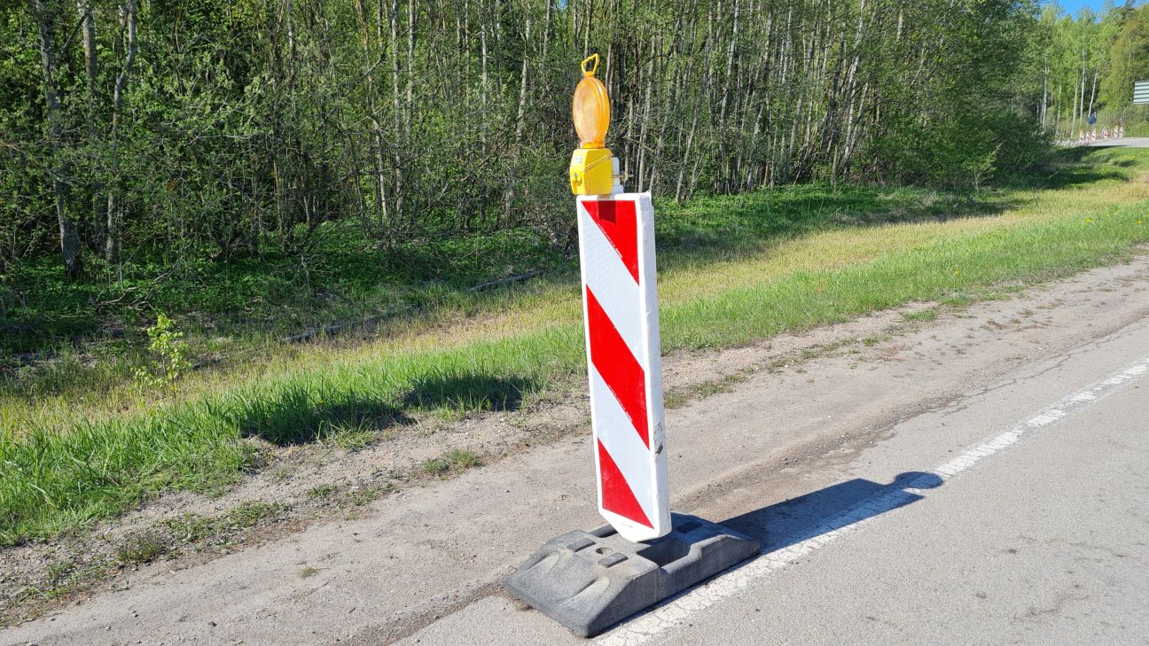 Uz Daugavpils šosejas remontdarbi Lielvārdē un pie Pļaviņām