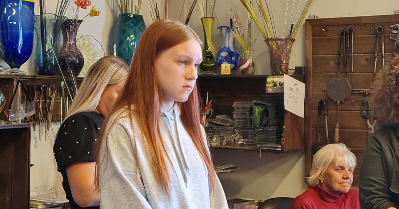 Viena no konkursa &ldquo;Stikla iecere&rdquo; laureātēm &ndash; Līvānu mūzikas un mākslas skolas audzēkne