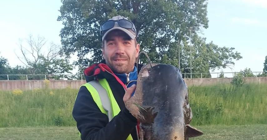 Jēkabpilī Daugavā noķerts sams