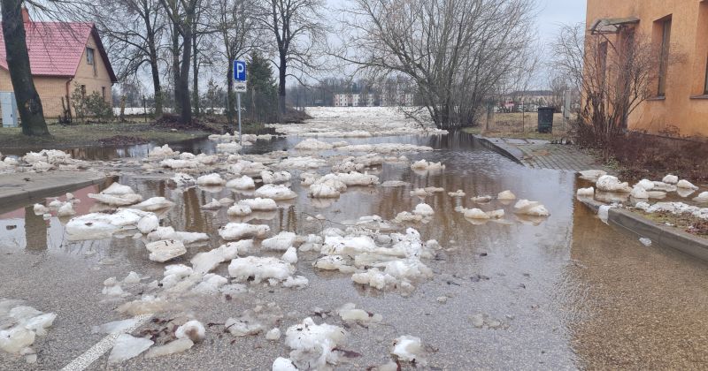 Aicina iesūtīt foto un video par janvāra plūdiem Jēkabpilī