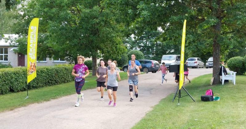 Aizvadīti četri pusstundas skrējieni Jēkabpils novadā