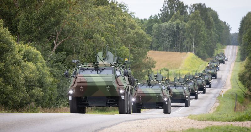 Noslēgu&scaron;ās militārās mācības &ldquo;Nameja vairogs&rdquo;