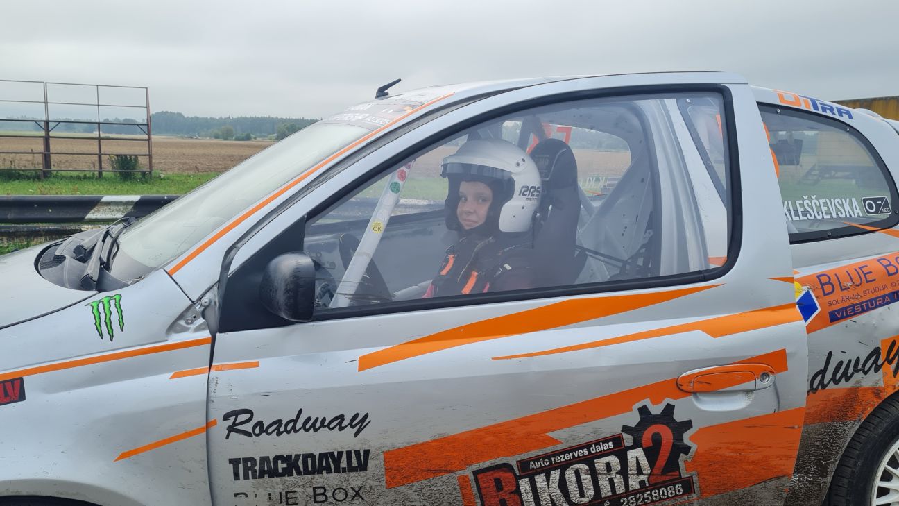 Katrīna Kleščevska – vienīgā meitene no Jēkabpils, kas piedalās autosporta sacensībās