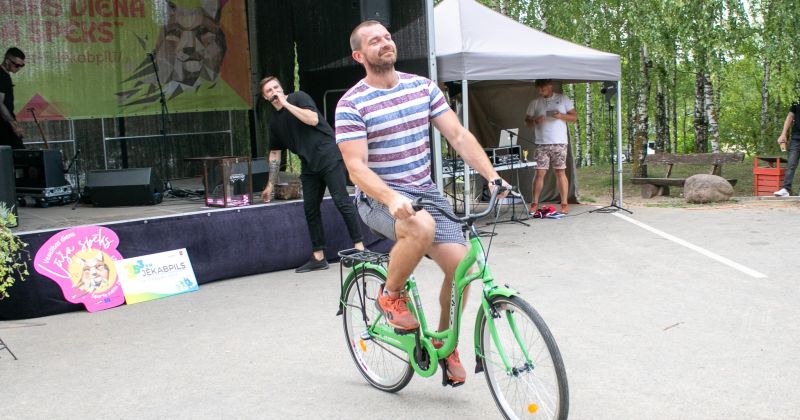 Jēkabpils Sporta svētkos galveno balvu iegūst Aivis Ivbulis