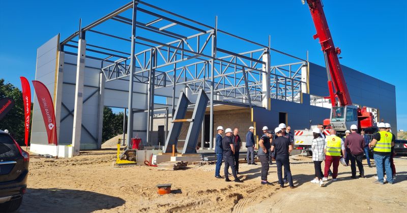 Iemūrē kapsulu &ldquo;Dotnuva Baltic&rdquo; Jēkabpils filiāles pamatos