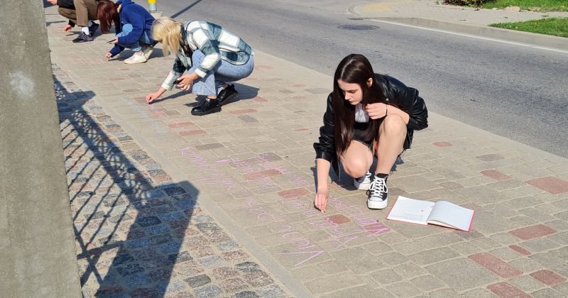 Jēkabpilī norit tradicionālā akcija &ldquo;Sirds uz trotuāra&rdquo;