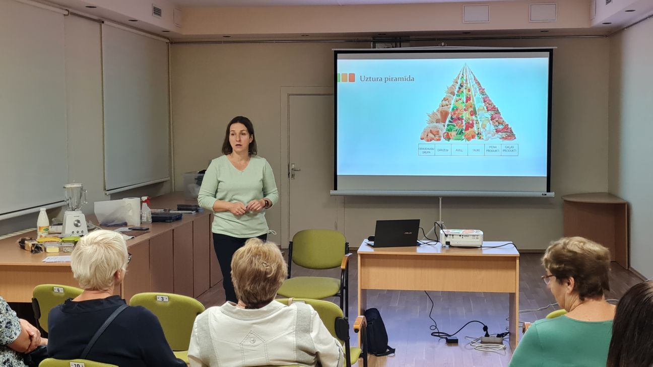 Salā aizvadīta veselīga uztura meistarklase