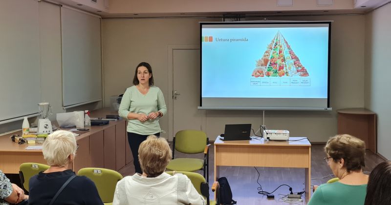 Salā aizvadīta veselīga uztura meistarklase