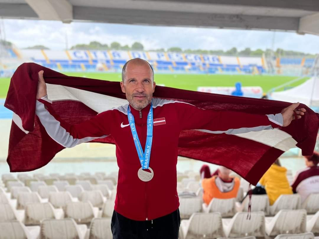 Normunds Ivzāns izcīna sudrabu Eiropas čempionātā soļošanā