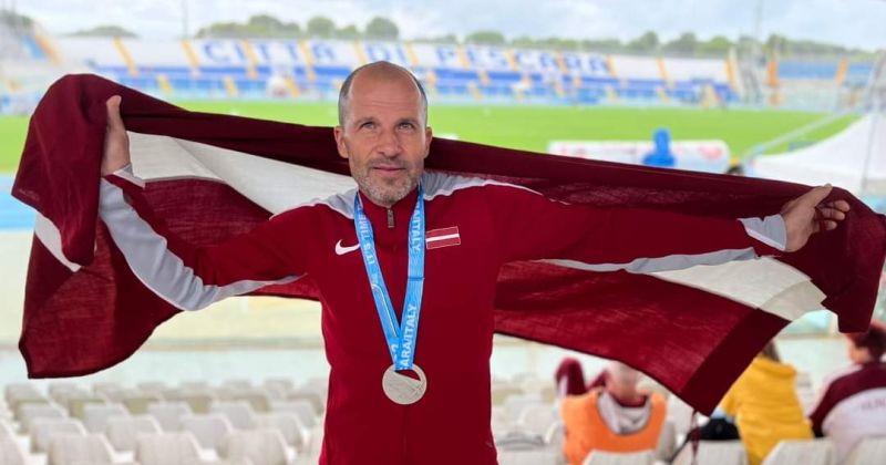 Normunds Ivzāns izcīna sudrabu Eiropas čempionātā soļo&scaron;anā