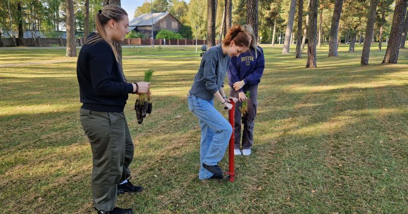 Līvānos iestāda 50 jaunus kociņus