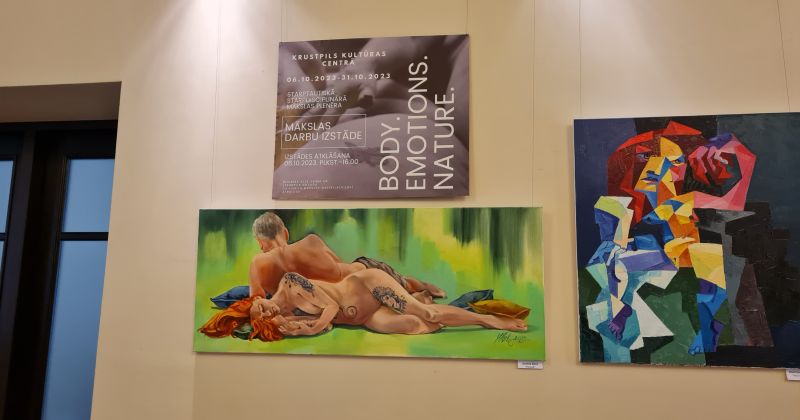 Jēkabpilī atklāj mākslas plenēra darbu izstādi &ldquo;Ķermenis. Emocijas. Daba&rdquo;