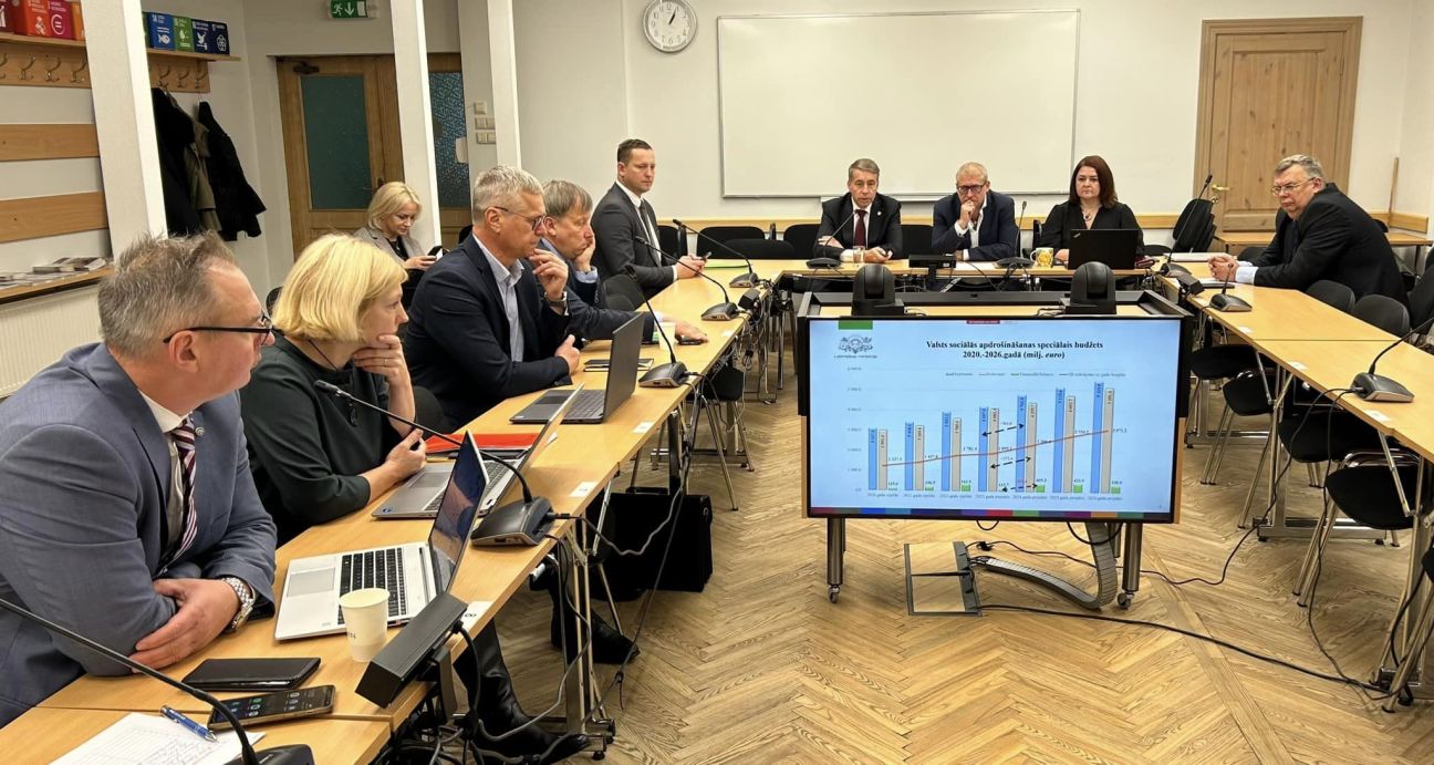 Aivars Vanags piedalās Latvijas Pašvaldību savienības sēdē