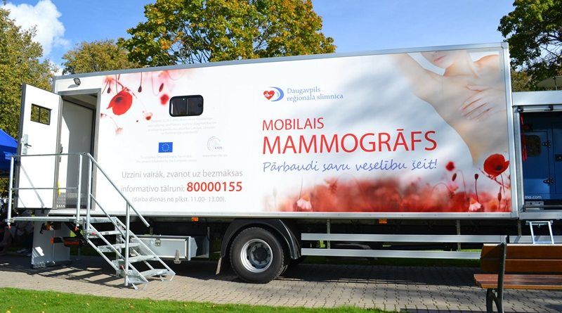 Jēkabpilī būs mobilais mamogrāfs