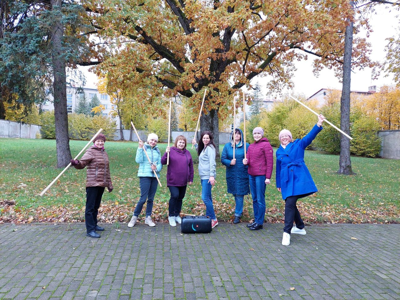 Latvijas Veselības sporta nedēļas rīta rosmē piedalījušies pieci Jēkabpils kolektīvi