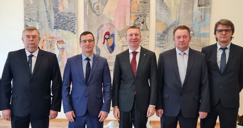 Jēkabpilī viesojas Valsts prezidents Edgars Rinkēvičs