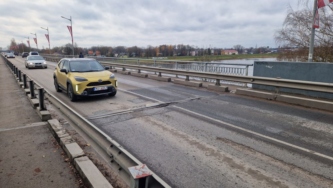 Remontēs vēl vienu Jēkabpils tilta šuvi