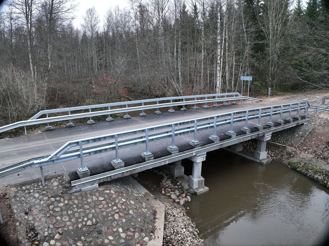 Jēkabpils novadā pabeigti divu tiltu remonti