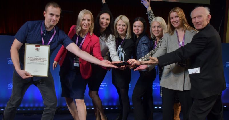 Pa&scaron;valdības plūdu krīzes komunikācijas komanda iegūst Valsts kancelejas konkursa galveno balvu