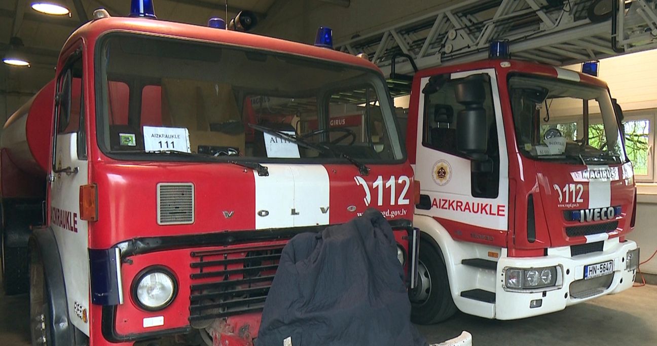 Aizkraukles novadā ugunsdzēsējiem četri izsaukumi