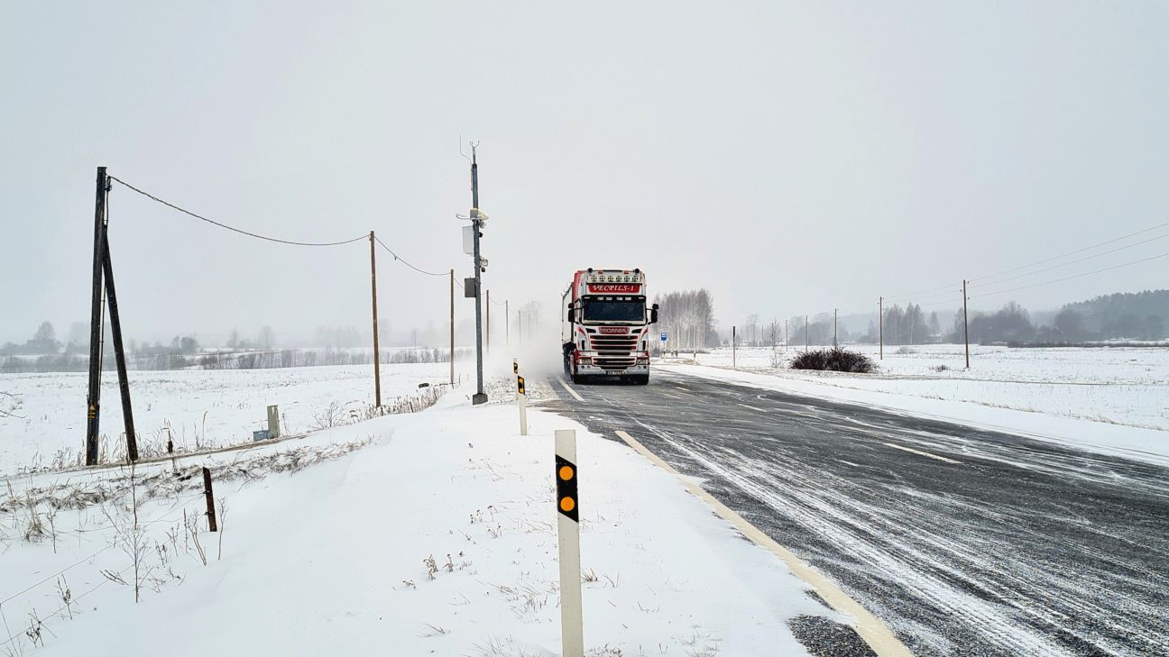 Sākas vinješu iegādes kontrole uz autoceļa starp Jēkabpili un Varakļāniem