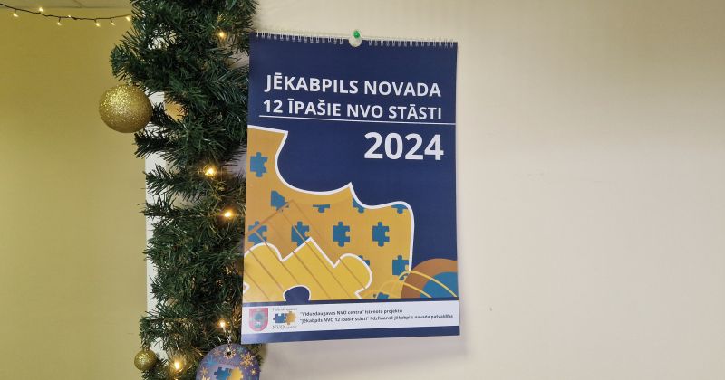 Izdots kalendārs &ldquo;Jēkabpils novada 12 īpa&scaron;ie NVO stāsti&rdquo;