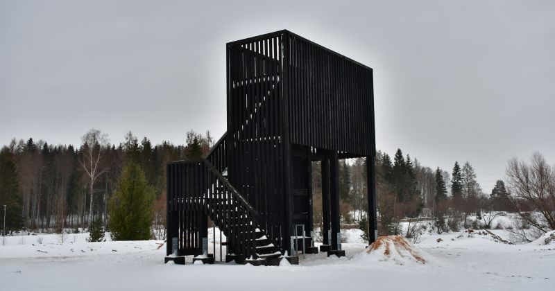 Jēkabpils Mežaparkā jauns objekts &ndash; putnu vēro&scaron;anas tornis