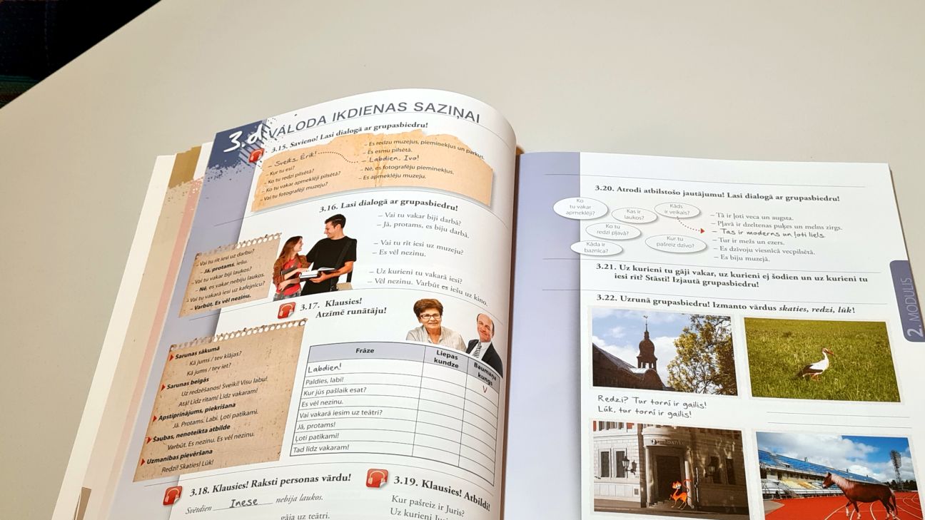 Ukraiņi Jēkabpils novadā mācās latviešu valodu