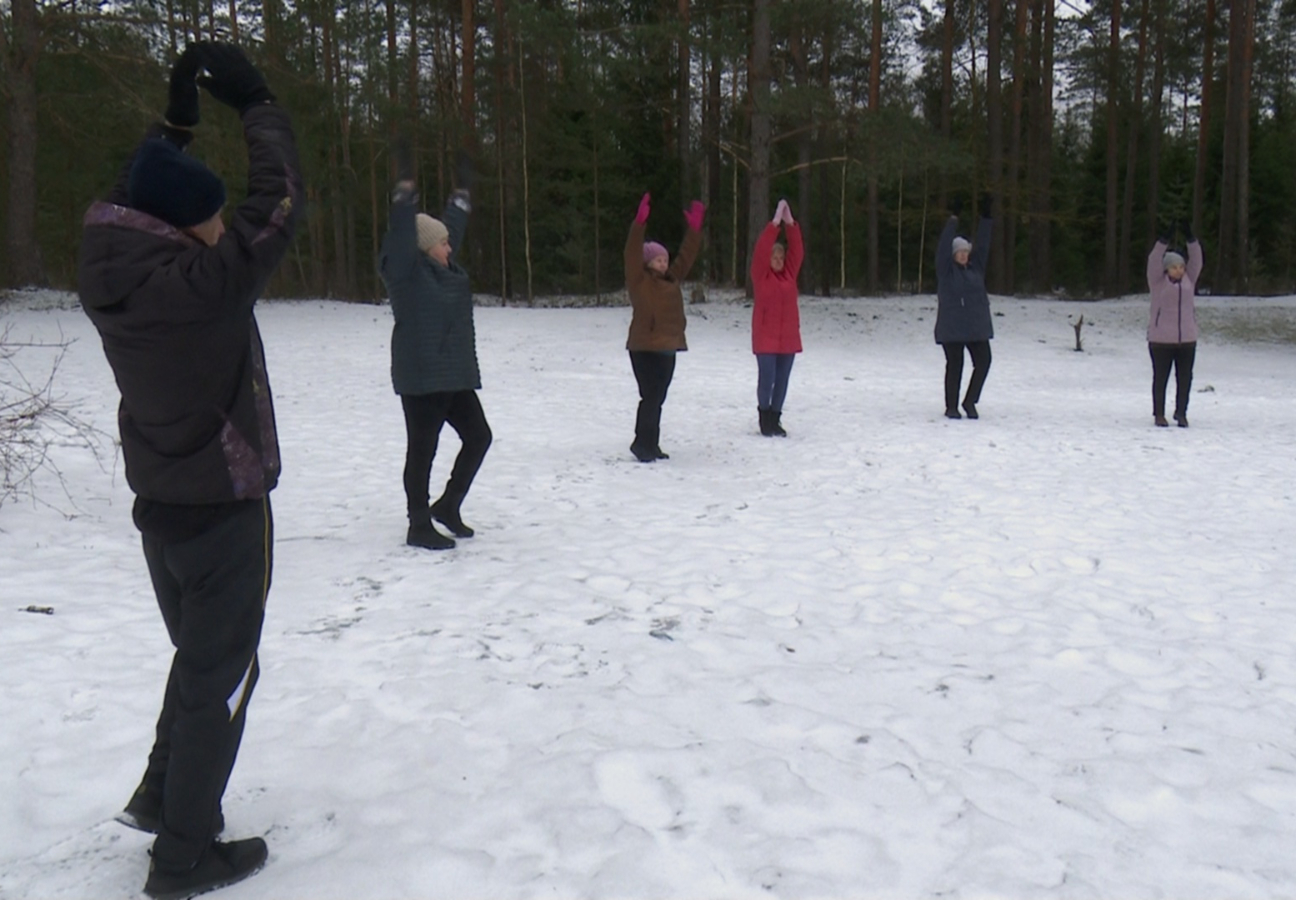 Koptreniņi Jēkabpils Mežaparkā veicina aktīvu dzīvesveidu