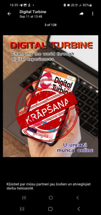 Konstatēta jauna krāpšanas shēma, izmantojot “Digital Turbine” vārdu