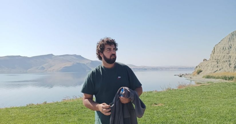 Aknīstē viesojas brīvprātīgais jaunietis no Portugāles