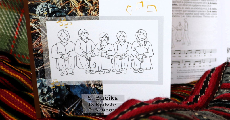 Izdota burtnīca &ldquo;Sēlijas danči, rotaļas. Bučot es tev&rsquo; gribu&rdquo;