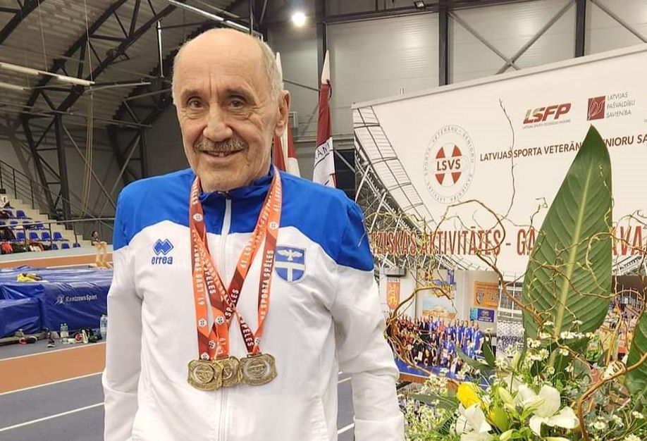 Līvānu sporta veterāni izcīna 30 medaļas vieglatlētikas sacensībās