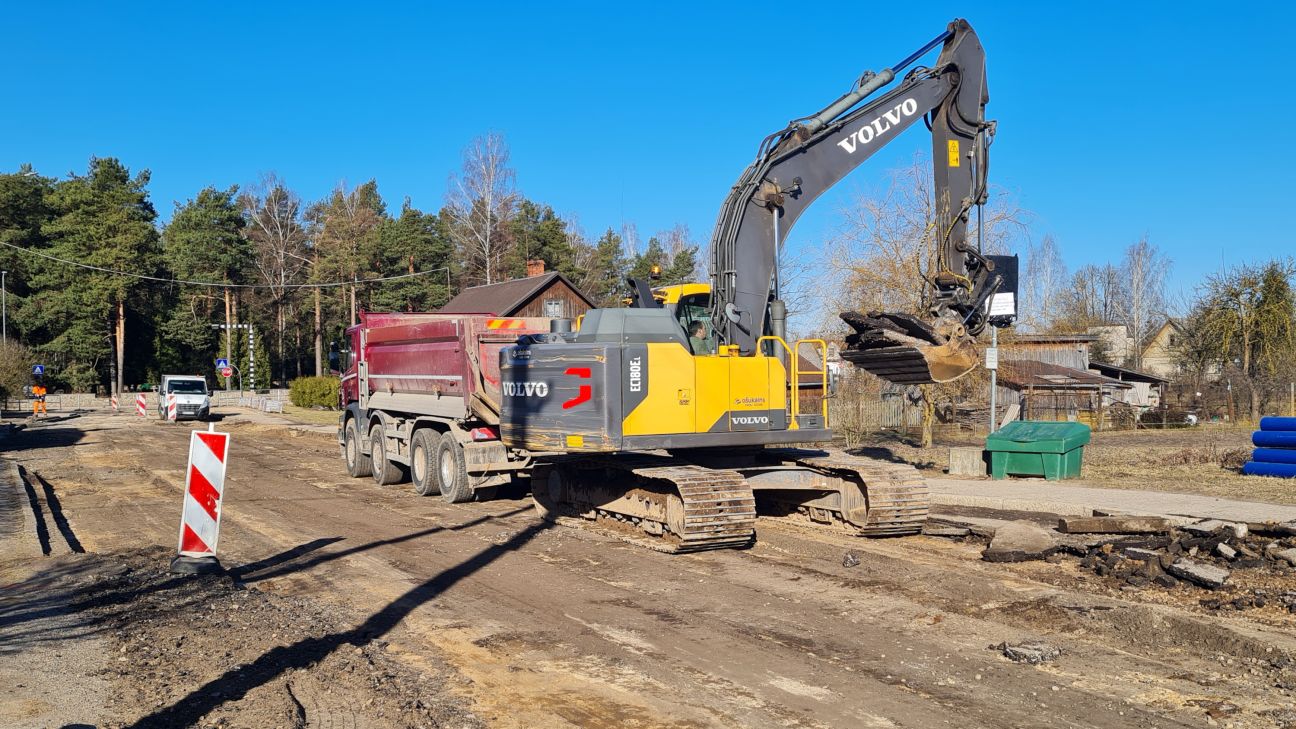 Jēkabpilī sācies Jaunās ielas remonts