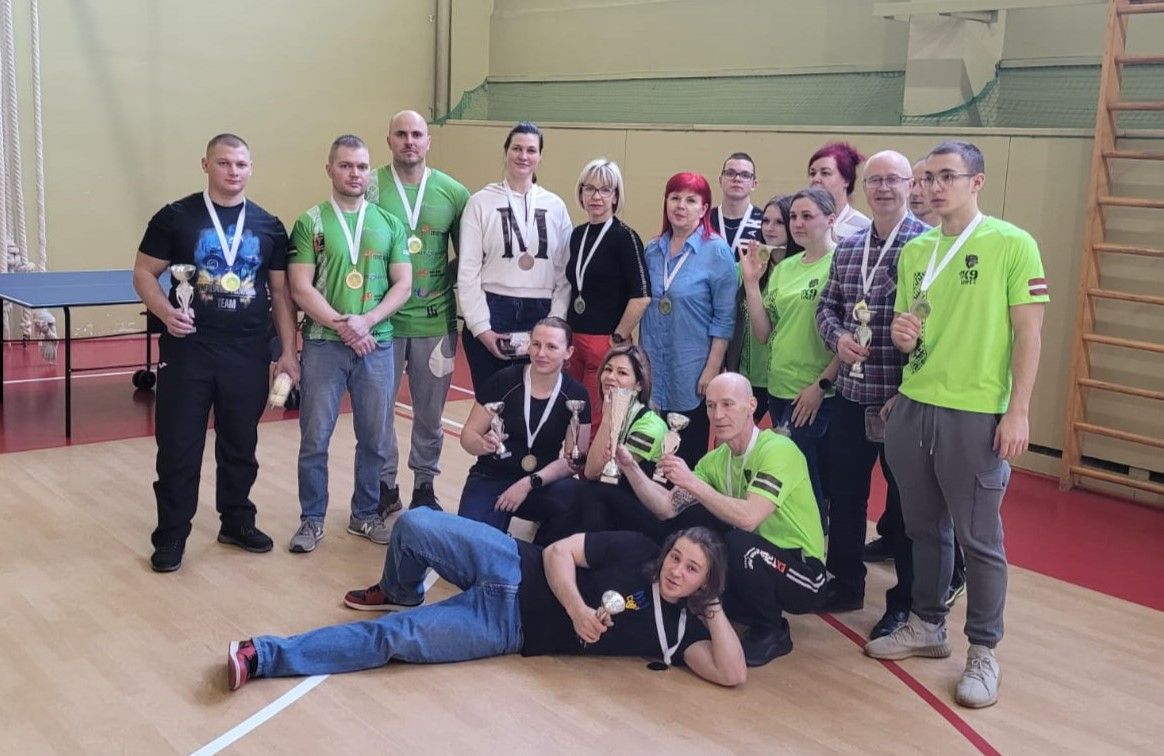 Jēkabpils sportisti Latvijas Kausa spiešanā guļus joprojām ir 1.vietā