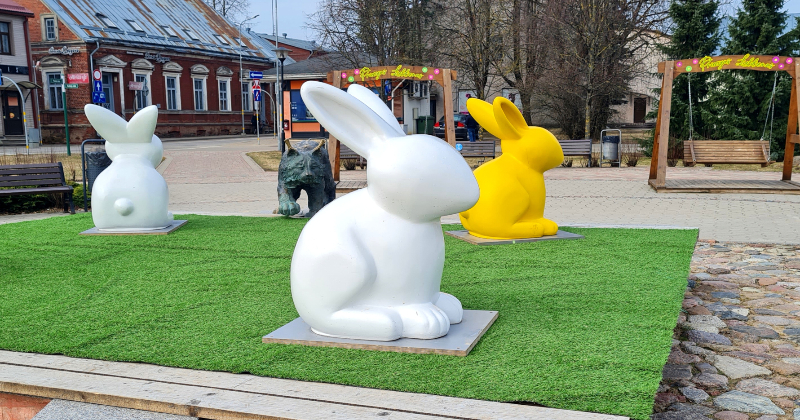 Jēkabpils pilsēta saposta Lieldienām